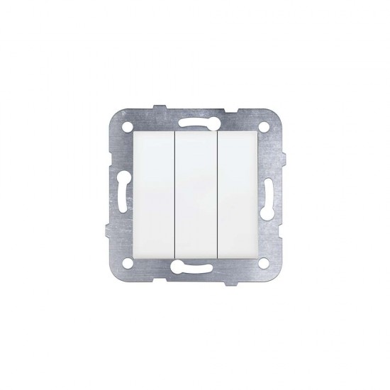 KARRE BEYAZ ÜÇLÜ ANAHTAR(MODÜL TUŞ), 8691138055943, [site_name]