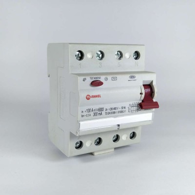 KAÇAK AKIM ROL.300 MA 4P 100 A MAKEL  3kA AC TİP