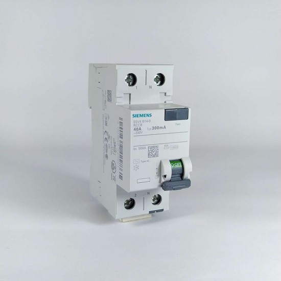 Siemens 2P 40A 300mA 10kA AC Tip Kaçak Akım Koruma Şalteri 5sv4614-0 Siemens 2P 40A 300mA 10kA AC Tip Kaçak Akım Koruma Şalteri 5sv4614-0