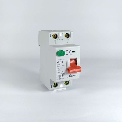 KAÇAK AKIM ROL.30 MA 2P 25 A XKOREN  3 kA