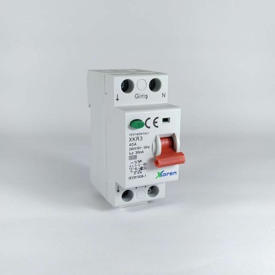 KAÇAK AKIM ROL.30 MA 2P 40 A XKOREN  3 kA AC TİP