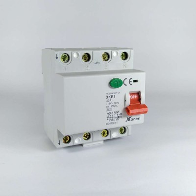 KAÇAK AKIM ROL.300 MA 4P 40 A XKOREN  3 kA AC TİP