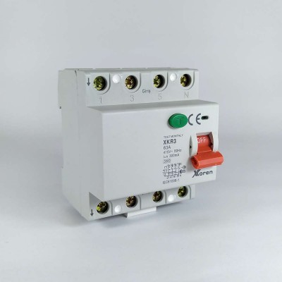 KAÇAK AKIM ROL.300 MA 4P 63 A XKOREN 6 kA AC TİP