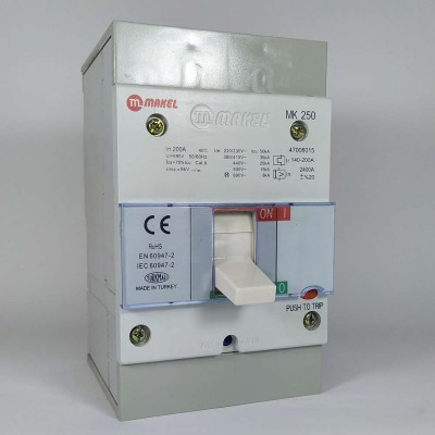 MAKEL TERMİK MANYETİK 3x160-200 A.ŞALTER 35 kA
