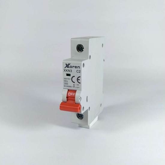XKOREN V OTOMAT SİGORTA C TİPİ 2 AMP. 3 KA XKOREN V OTOMAT SİGORTA C TİPİ 2 AMP. 3 KA