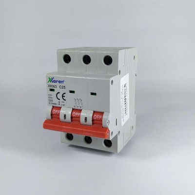 XKOREN TRİF.OTOMAT SİGORTA C TİPİ 3x25 AMP. 3 KA