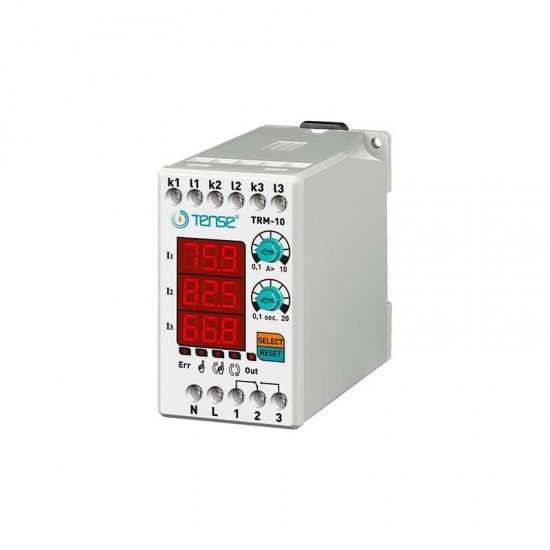 Tense 3x3 Hane Led Ekran 0.1-10A Dijital Termik Röle TRM-10