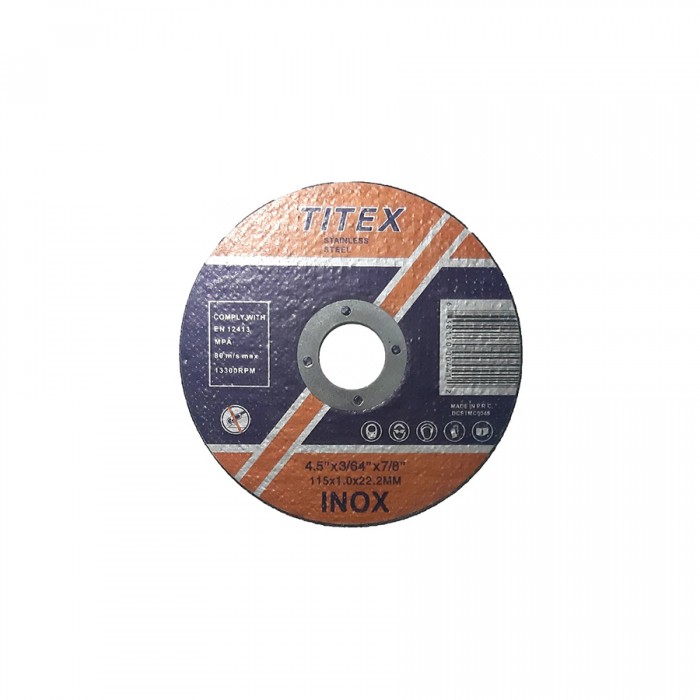 Titex İnoks Kesme Taşı 115x1x22mm