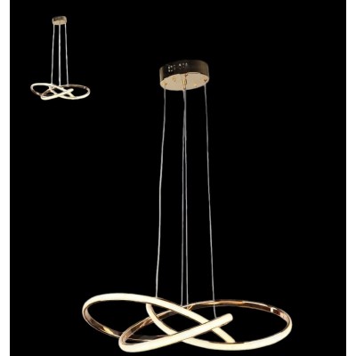 TEKLİ LEDLİ GOLD AVİZE SEDEF 77001 GD