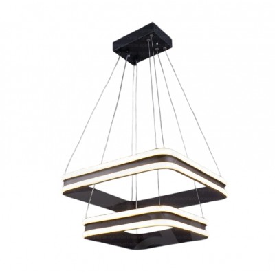 İKİLİ LEDLİ SİYAH AVİZE SEDEF 23850 BLK