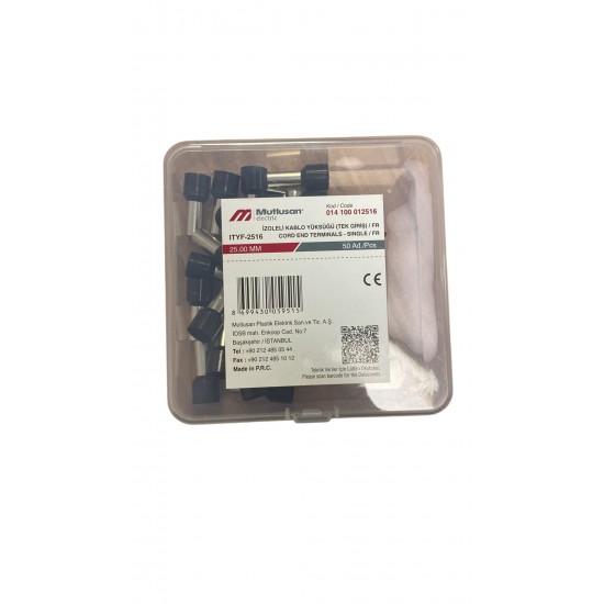 KABLO YÜKSÜĞÜ İZOLELİ 25 mm, 8699430059515, [site_name]