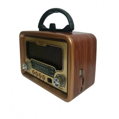 NOSTALJİK RADYO USB/SD/FM/BLUETOOTH DESTEKLİ SOLAR