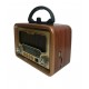 NOSTALJİK RADYO USB/SD/FM/BLUETOOTH DESTEKLİ SOLAR