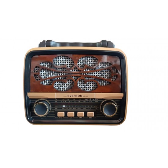 NOSTALJİK RADYO USB/SD/FM/BLUETOOTH DESTEKLİ BÜYÜK