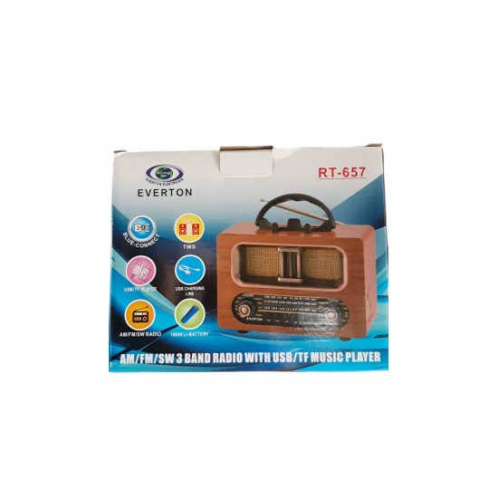 NOSTALJİK RADYO USB/SD/FM/BLUETOOTH DESTEKLİ