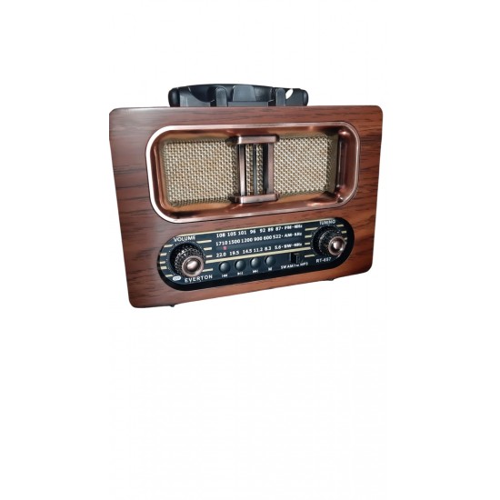 NOSTALJİK RADYO USB/SD/FM/BLUETOOTH DESTEKLİ