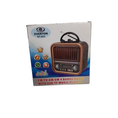 NOSTALJİK RADYO USB/SD/FM/BLUETOOTH DESTEKLİ