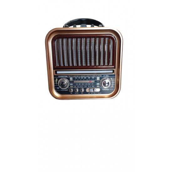 NOSTALJİK RADYO USB/SD/FM/BLUETOOTH DESTEKLİ