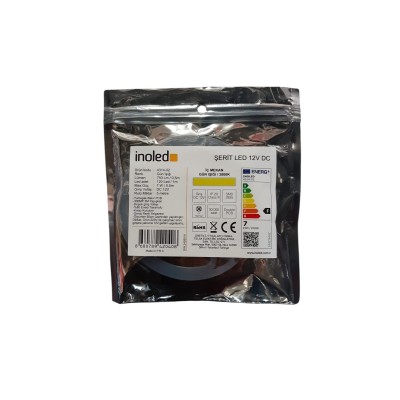 ŞERİT LED 3 ÇİPLİ GÜNIŞIĞI 120 LED/Mt İÇ MEKAN 5MT