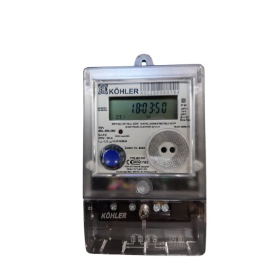 MONOFAZE SAYAÇ 0,25-5(80) ELEKTRONİK KÖHLER MF.017 MONOFAZE SAYAÇ 0,25-5(80) ELEKTRONİK KÖHLER MF.017