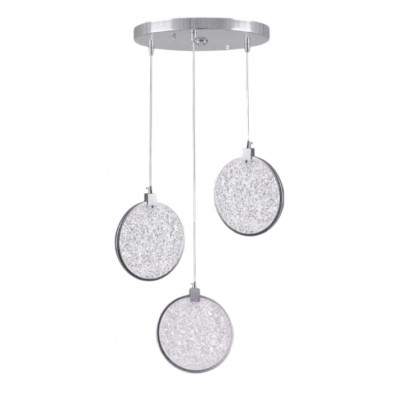 ÜÇLÜ LEDLİ KORM AVİZE SEDEF MM-23230-3 CH