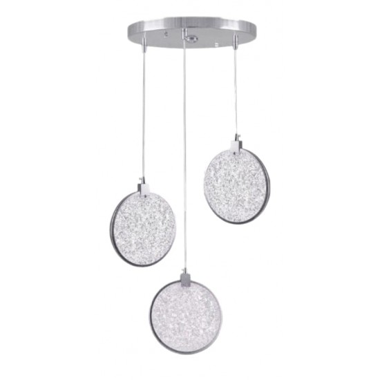 ÜÇLÜ LEDLİ KORM AVİZE SEDEF MM-23230-3 CH, 8698915768515, [site_name]