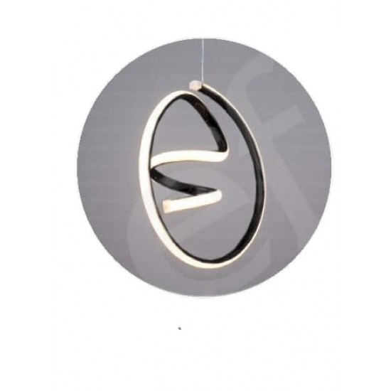 TEKLİ LEDLİ SİYAH AVİZE SEDEF 24010 BLK, 4000000037279, [site_name]