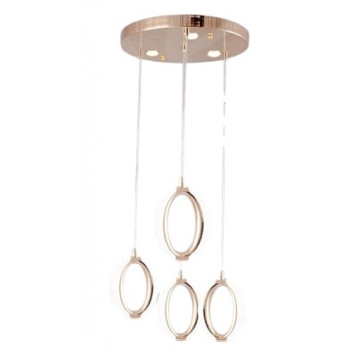 BEŞLİ AVİZE LEDLİ GOLD TOPLU